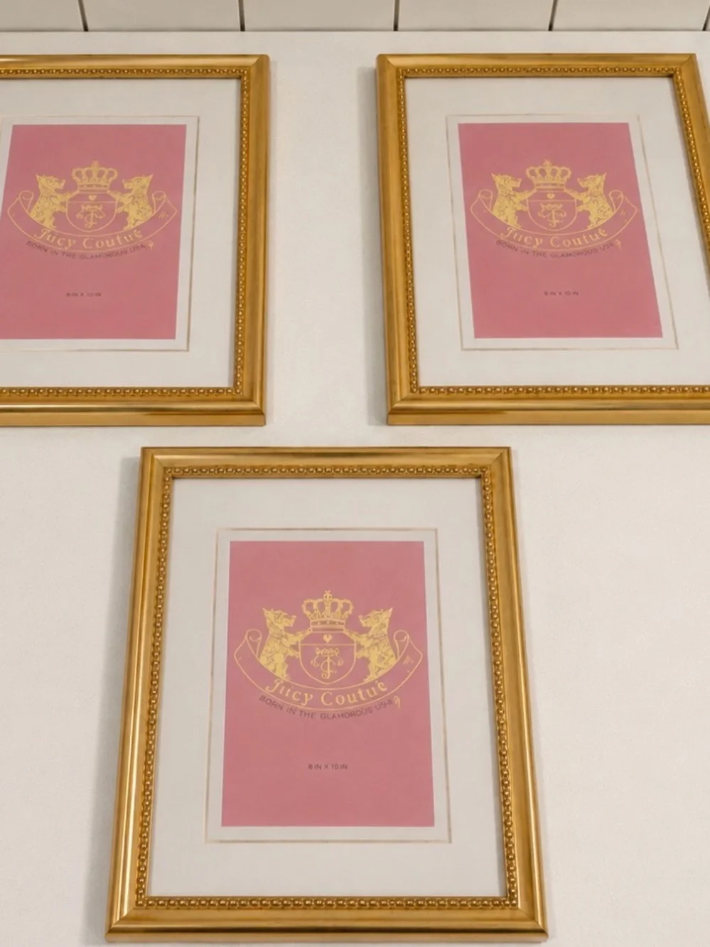 Juicy Couture Pink and Gold Frame - Juicy Couture